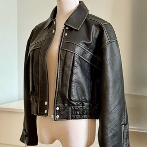 Blank NYC Black Vegan Leather Jacket